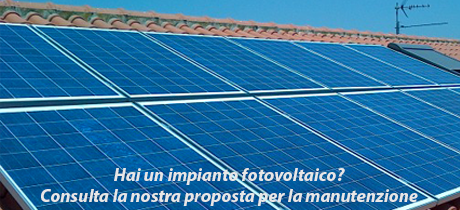 manutenzione fotovoltaico